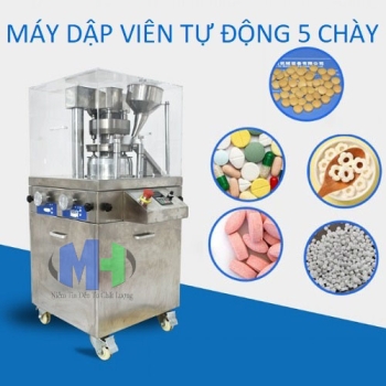 Máy Dập Viên Nén Tự Động 5 Chày ZP-5A (MHND-D06)